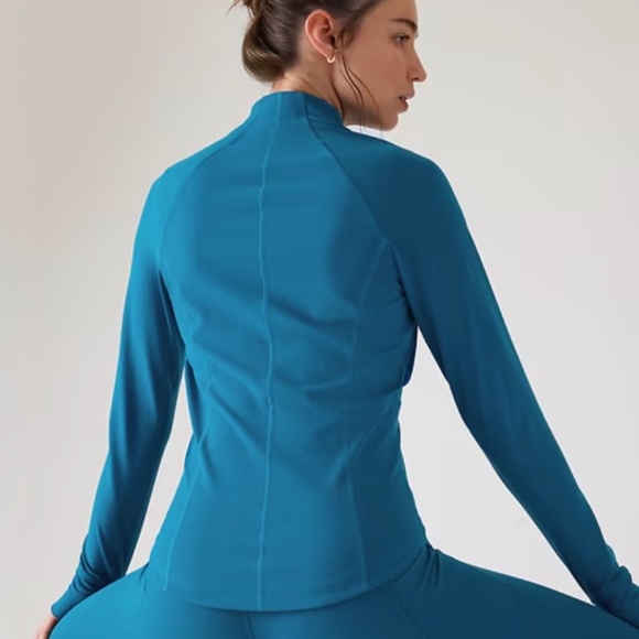 ATHLETA Salutation Jacket Blue - Picture 3 of 5